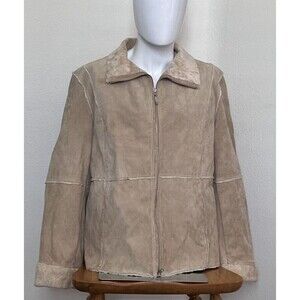 Winlit‎ Vintage Genuine Leather Suede Jacket Coat XL